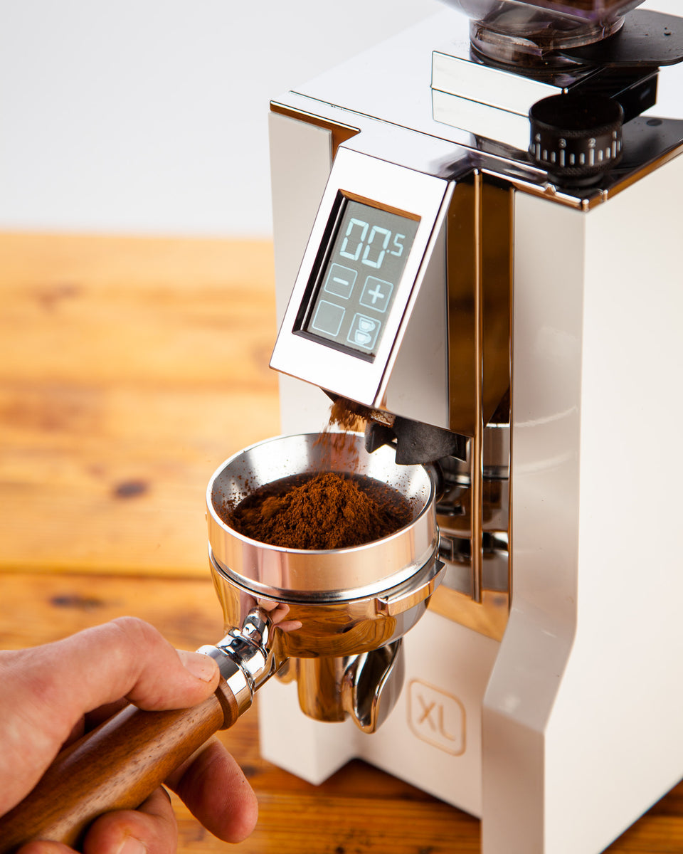 Yuanpgky Magnetischer Kaffee-Dosierring Aus Aluminium – 49 Mm, Für Siebträger, Silber/schwarz